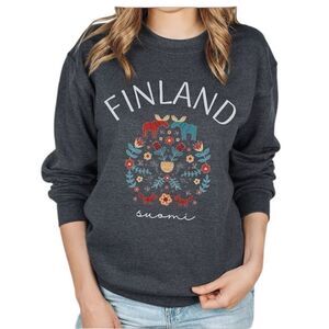 FINLAND Suomi Sweatshirt - Dark Gray